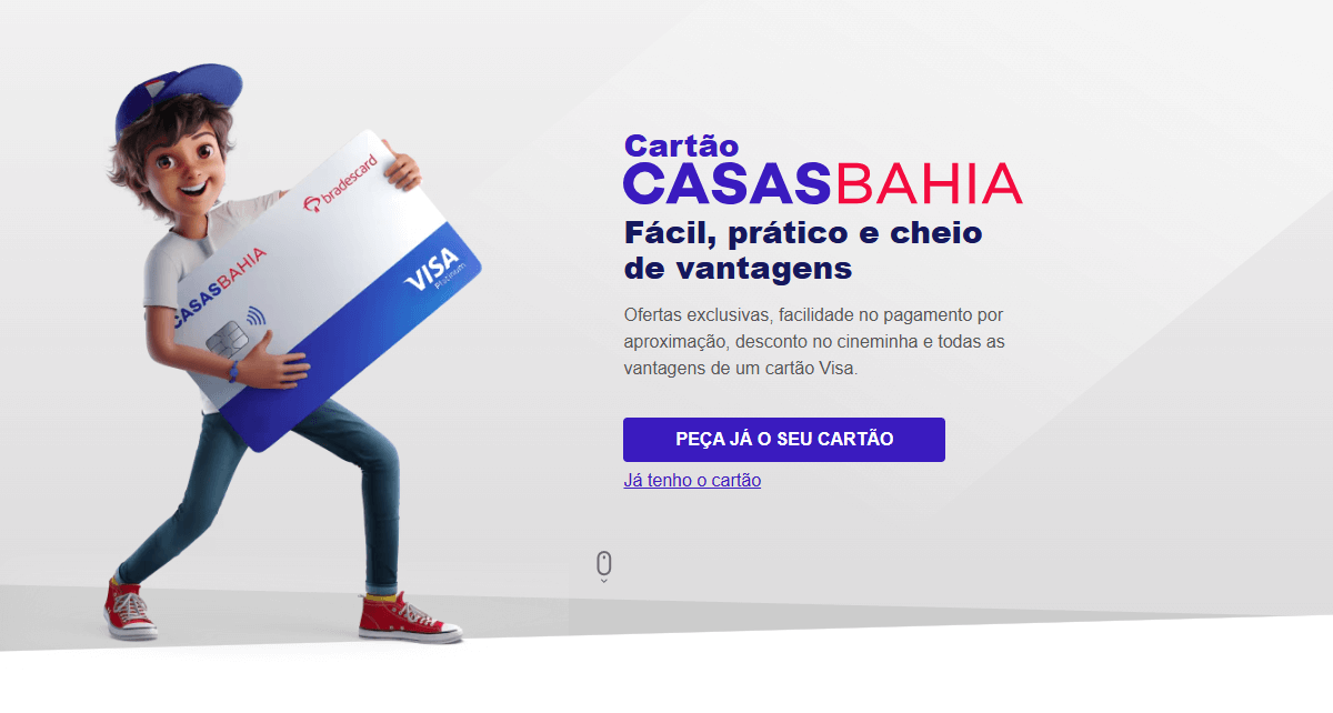 cartao casas bahia