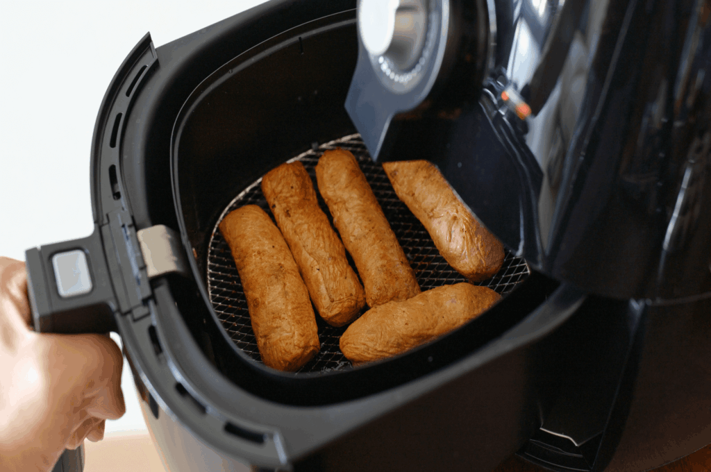 Air fryer com comida - Casas Bahia