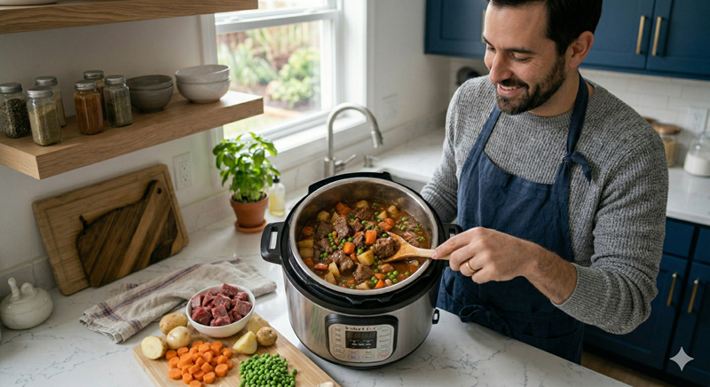 Ensopado de carne rapido