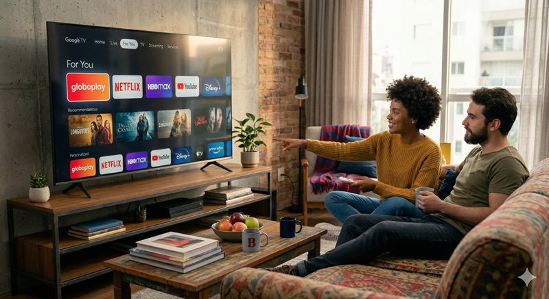 Qual o melhor sistema operacional para Smart TV? Google TV Android TV