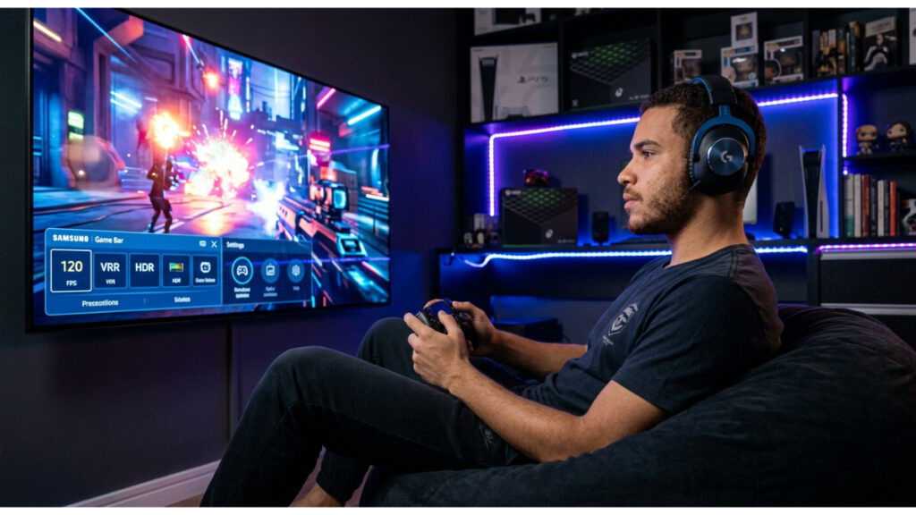 Melhores TVs para Games 2026: Imersão Total com Baixo Input Lag gamer 1